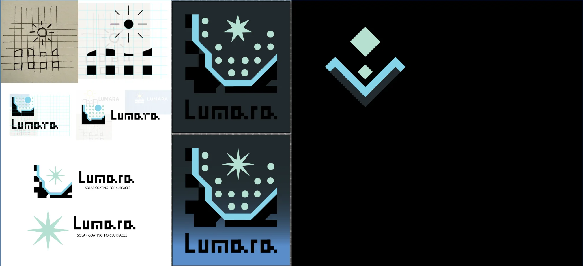 Comparison board of earlier marks against the new diamond mark